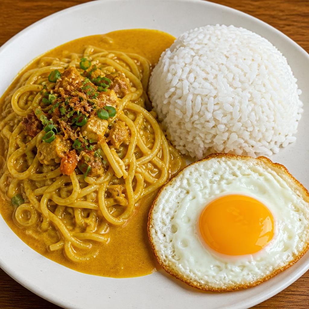 Mie KARE, NASI, TELUR Warkop 3D